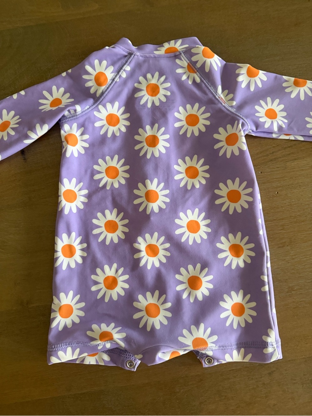 Primary Purple Daisy Swim Rashguard - Picture 5 of 7